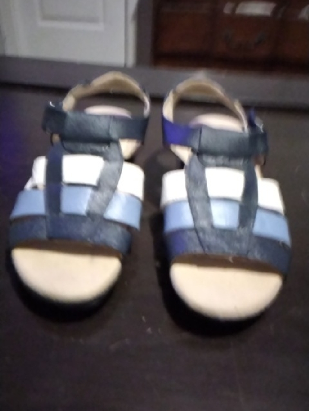 Womens Dr Scholls Advanced Comfort Leather Sandals 5M